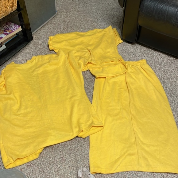 Vintage 1987 3 pc top skirt and cardigan coat set - Picture 13 of 14